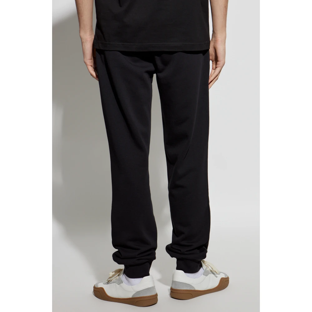 Iceberg Sweatpants met logopatch Black Heren
