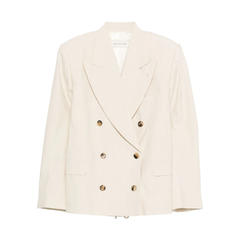 Dries Van Noten Donna Beige - Blazer - Jackets - M