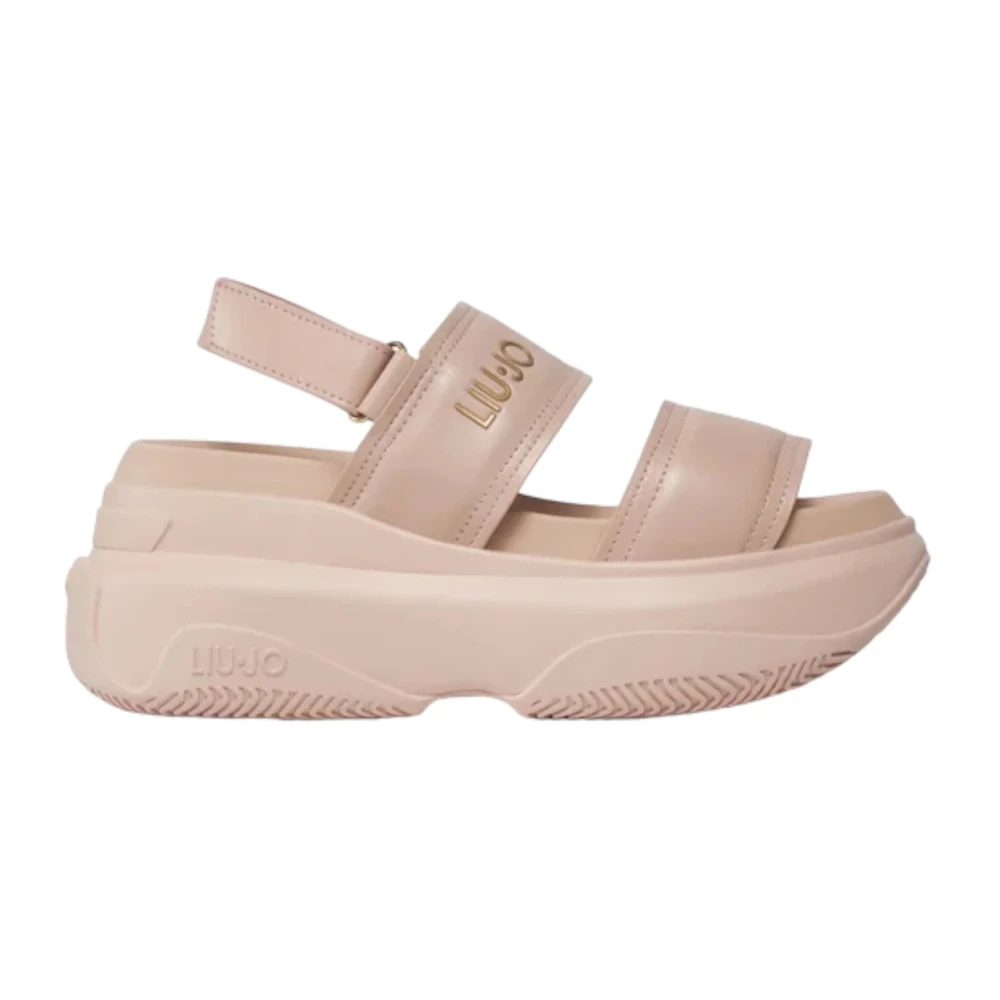 Liu Jo Women's Pink Wedge Sandals