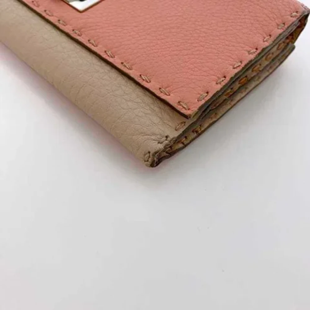 Fendi Vintage Pre-owned Leather wallets Pink Dames