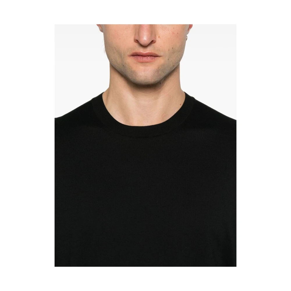 Tom Ford Zwarte Crew Neck Sweater Black Heren