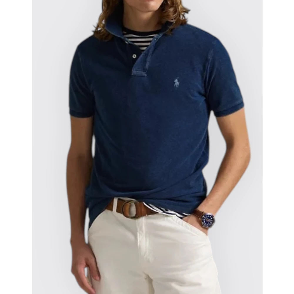 Polo Ralph Lauren Gebreide Polo Blue Heren