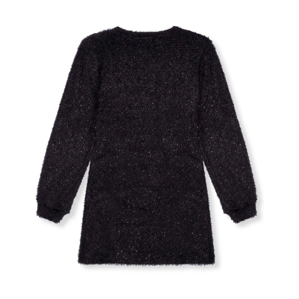 Refined Department Marjo Jurk Elegante Zwarte Jurk Black Dames
