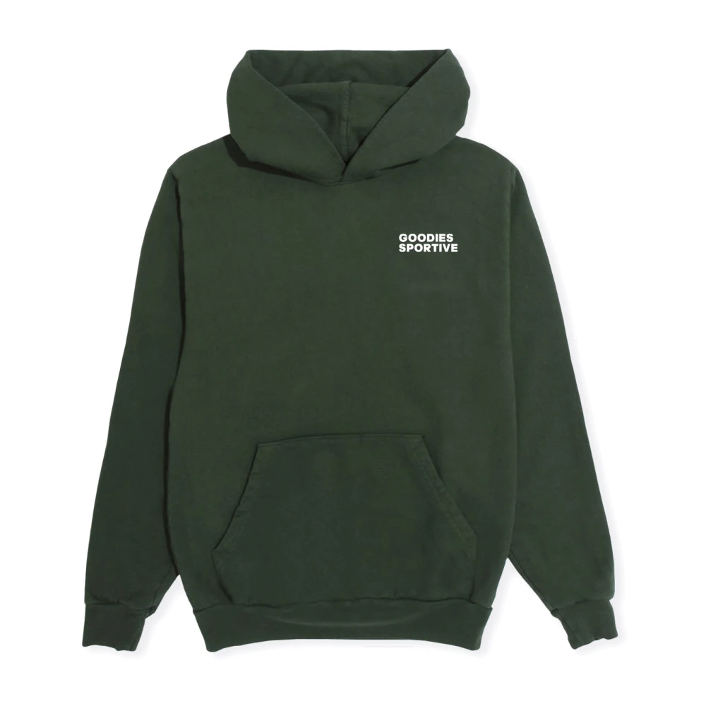 Goodies Sportive Groene Athleisure Hoodie Green Heren