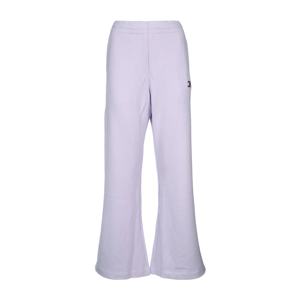 Tommy Jeans Casual Denim Broek voor Mannen Purple Dames
