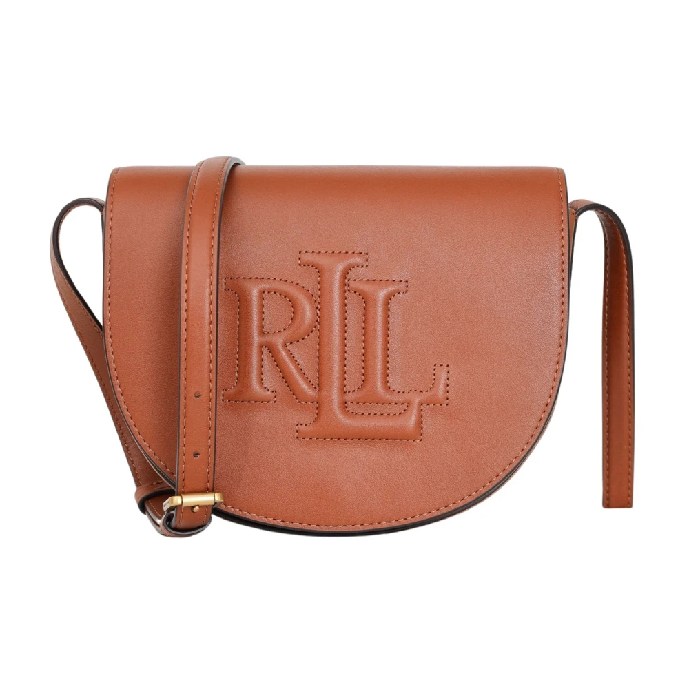 Ralph Lauren Medium Witley leren schoudertas Brown Dames