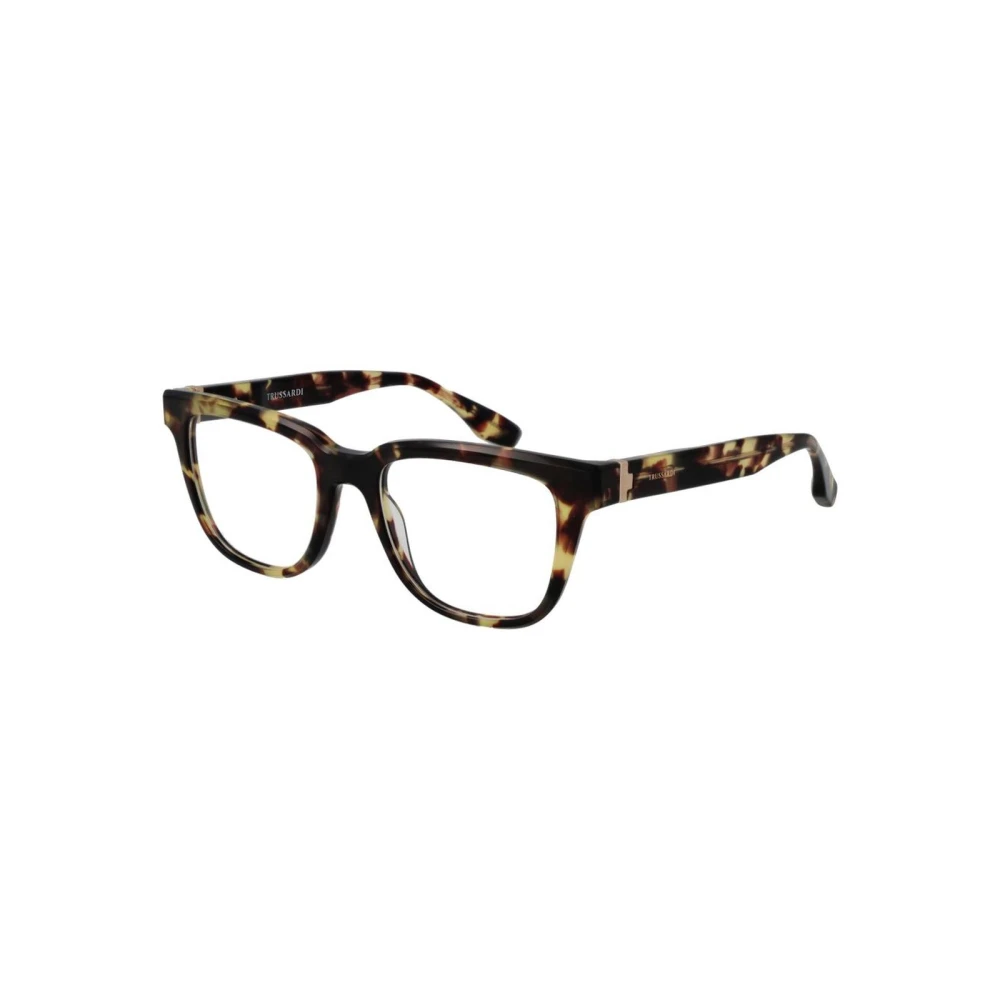 Trussardi Brown Acetate Glasses (Frames) - Image 3
