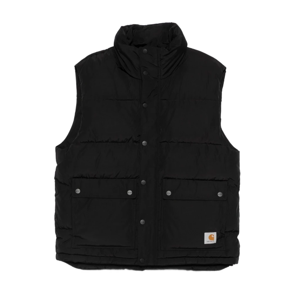 Carhartt Wip Men's Black Vest - Waistcoats - S - Jackets