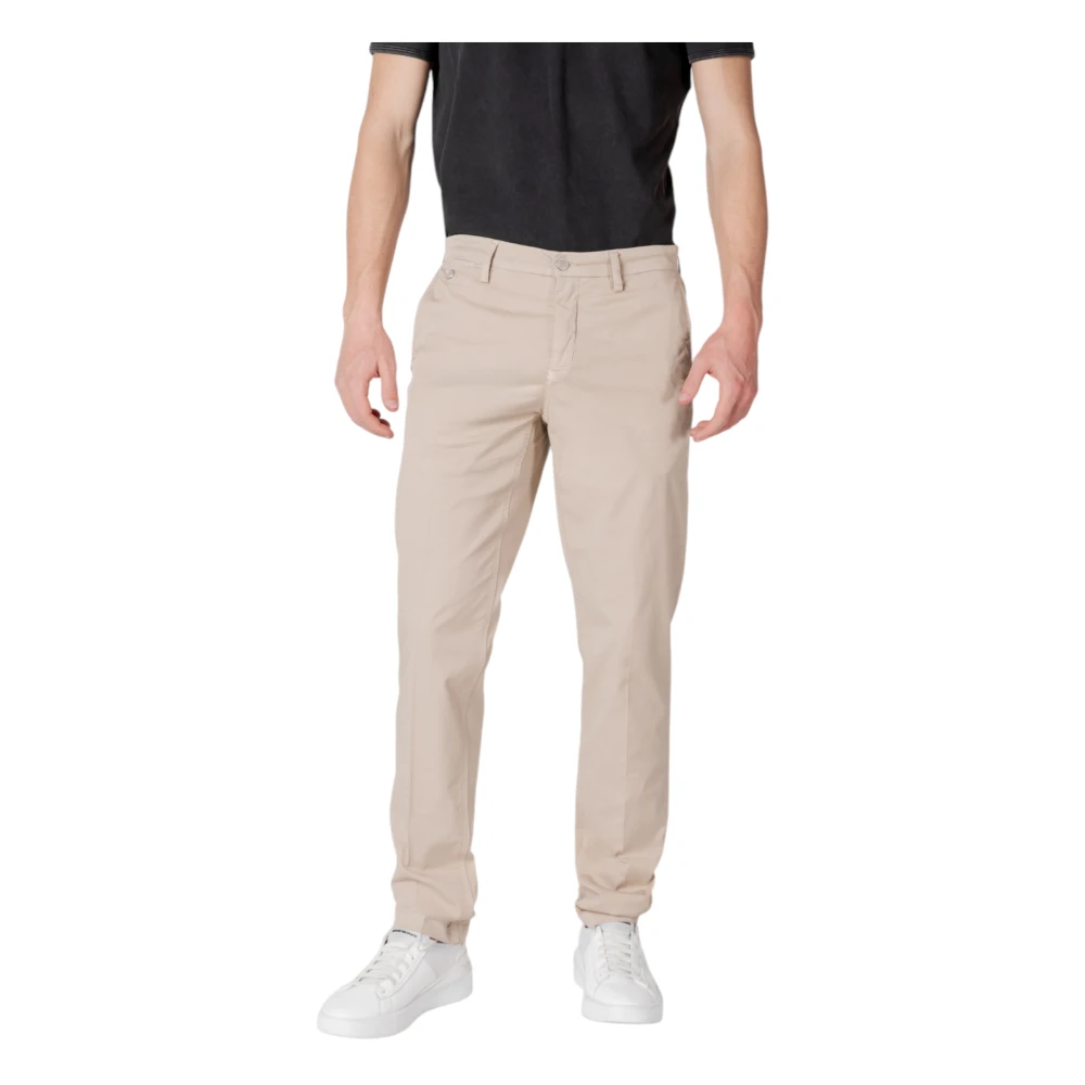 Replay Men's Beige Chinos, W33 L32, Regular Comfort Trousers