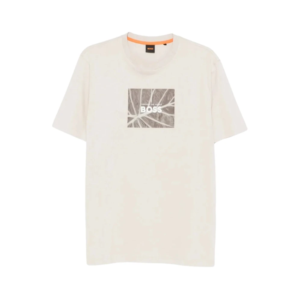 Hugo - Tops > T-Shirts - Beige - Hugo - Modalova