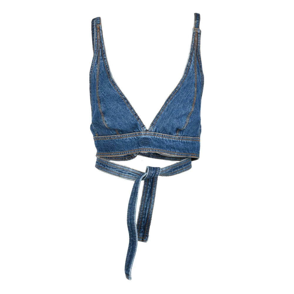 ETRO Katoenen Top Blue Dames