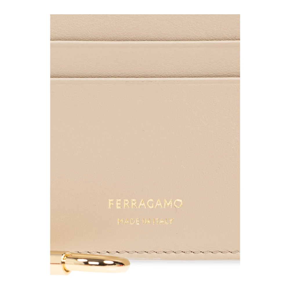 Salvatore Ferragamo Kaarthouder Beige Dames