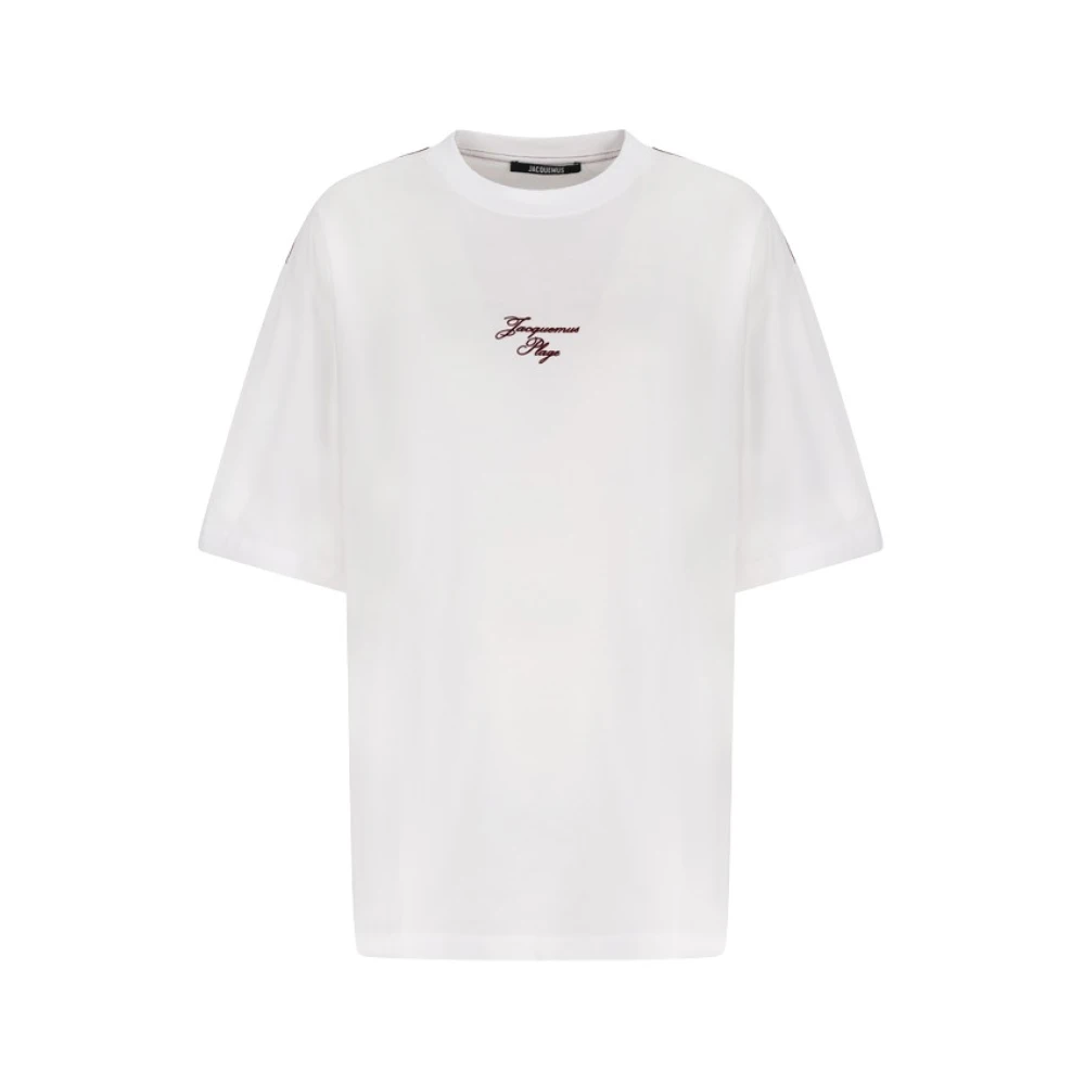 Jacquemus White Le T-Shirt Bateau - Female - T-Shirts - S - Tops