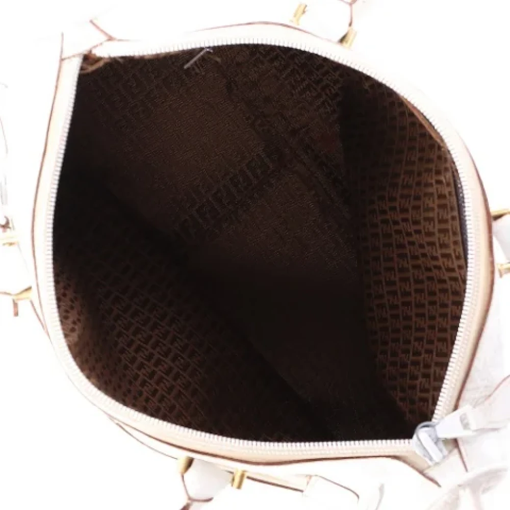 Fendi Vintage Pre-owned Leather fendi-bags White Dames