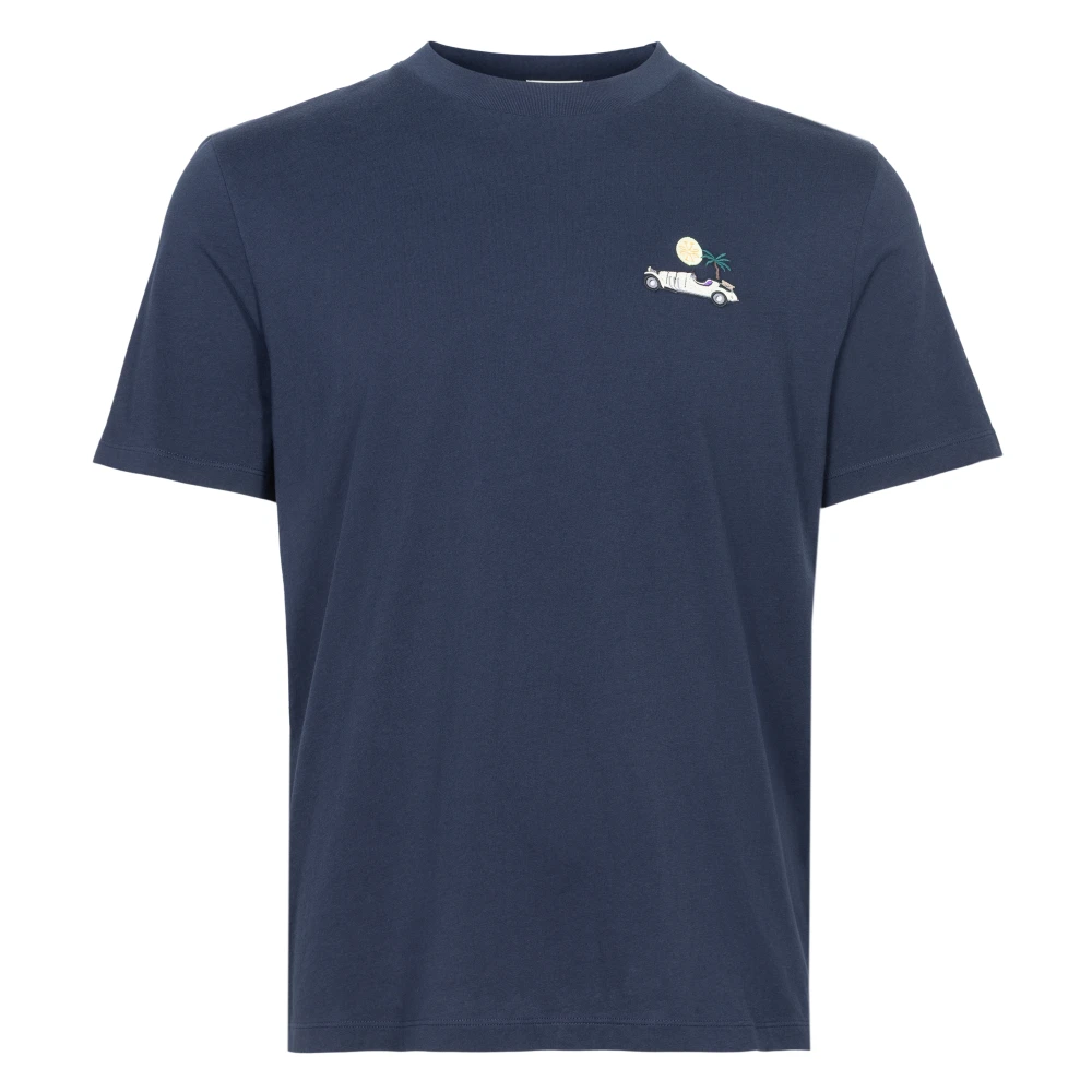 Jacob Cohën Men's Blue Resort Crewneck T-Shirt - T-Shirts - Xl - Tops