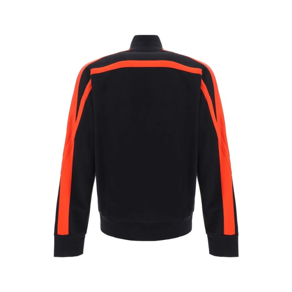 alexander mcqueen Katoenen sweatshirt met ritssluiting aan de voorkant Black Heren
