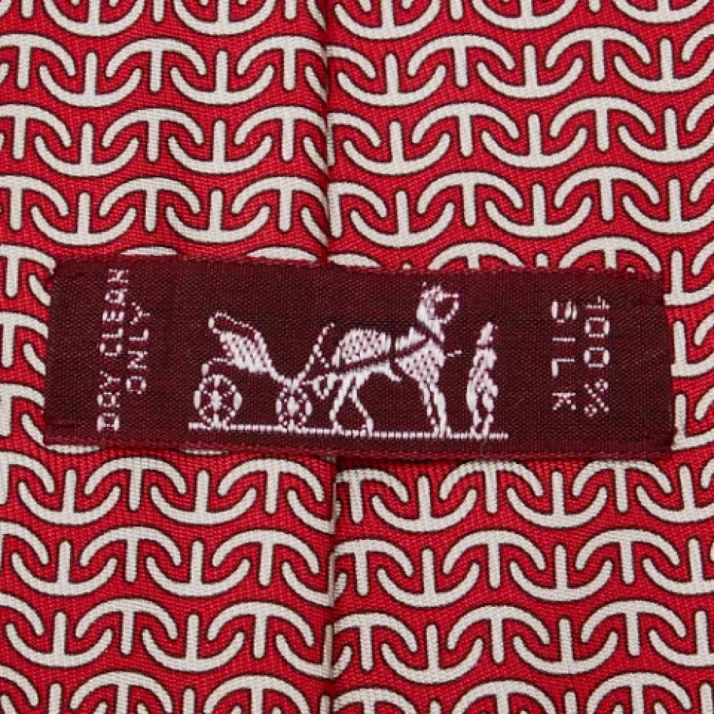 Hermès Vintage Pre-owned Silk home-office Red Dames