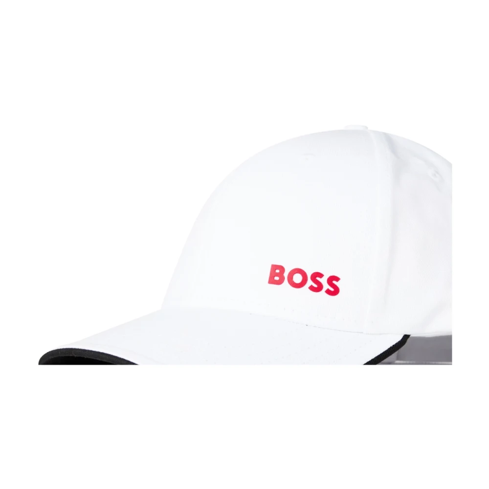 Hugo Boss Gedurfd Logo Baseballpet Wit White Heren