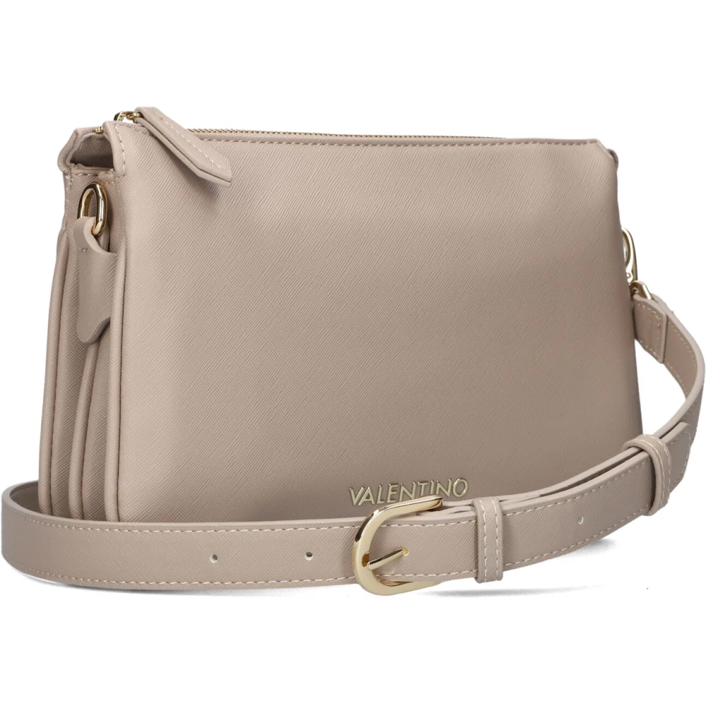 Valentino Elegante Beige Schoudertas Beige Dames