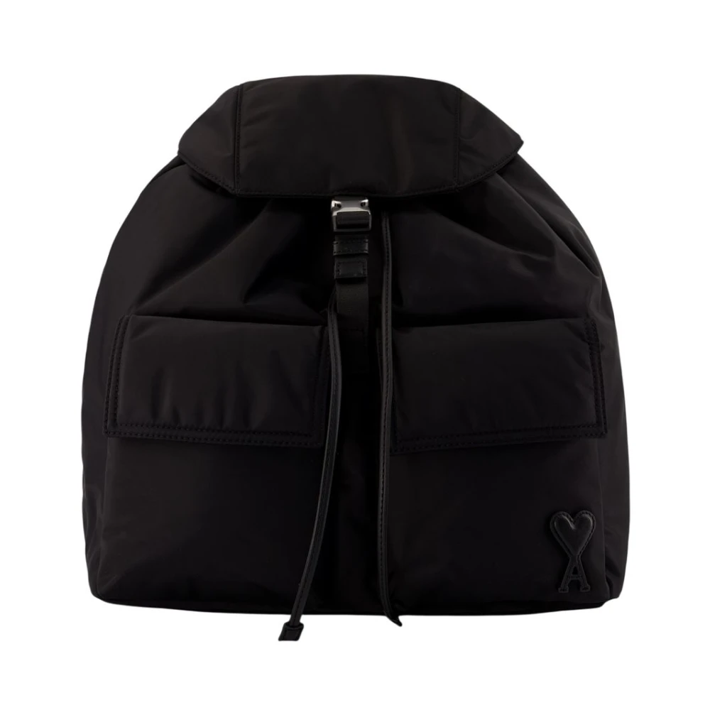 Ami Paris Unisex Nero Borse, Taglia Unica, New,
