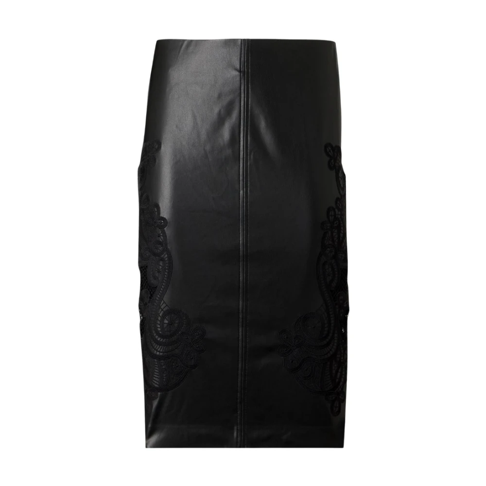 Twinset Unisex Svart Midi Pennkjol