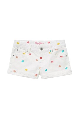 lips-print-denim-shorts