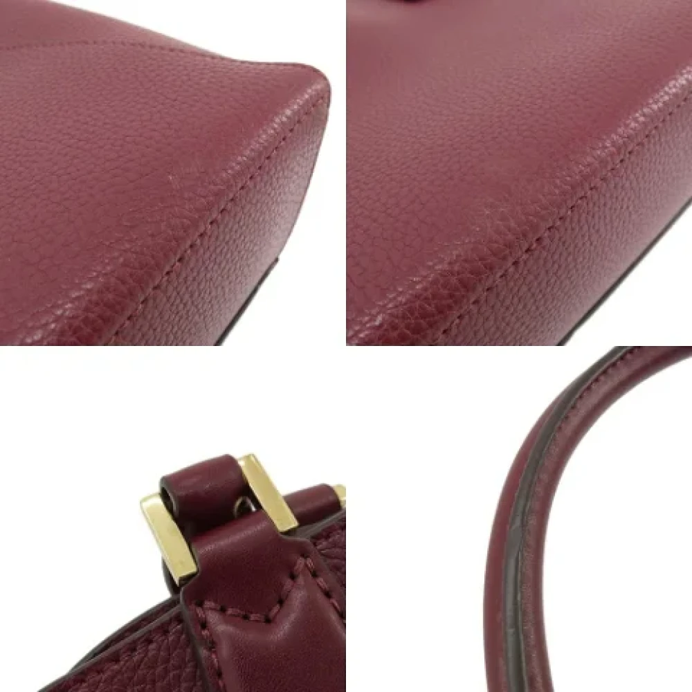 Michael Kors Pre-owned Leather handbags Red Dames