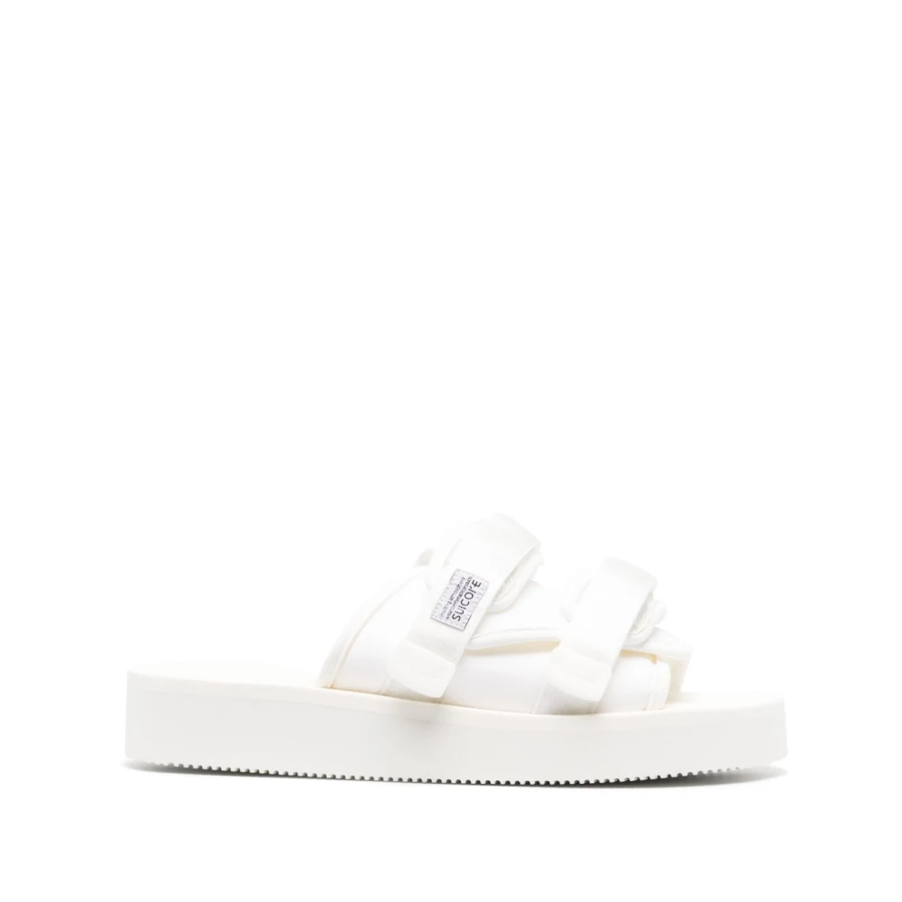 Suicoke Flip Flop Sandaler Vit Moto Stil White, Dam