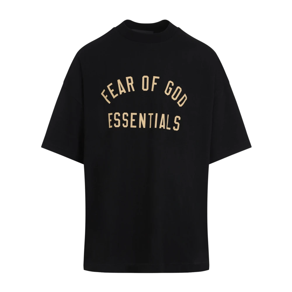 Fear Of God Zwart Tee Klassieke Stijl Black Heren