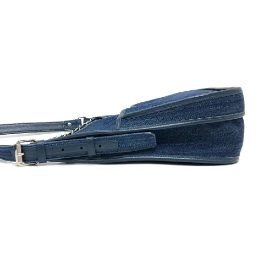 Chanel Vintage Pre-owned Denim chanel-bags Blue Dames