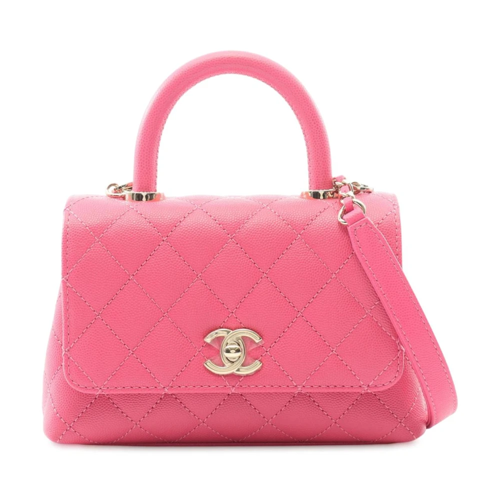 Chanel Vintage Donna Rosa Pre-Owned, Taglia Unica, Used,