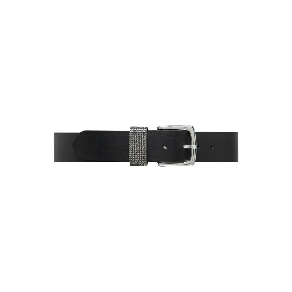 Depeche Women's Black Stylish Belt With Square Buckle - Belts - 85 Cm - Accessories