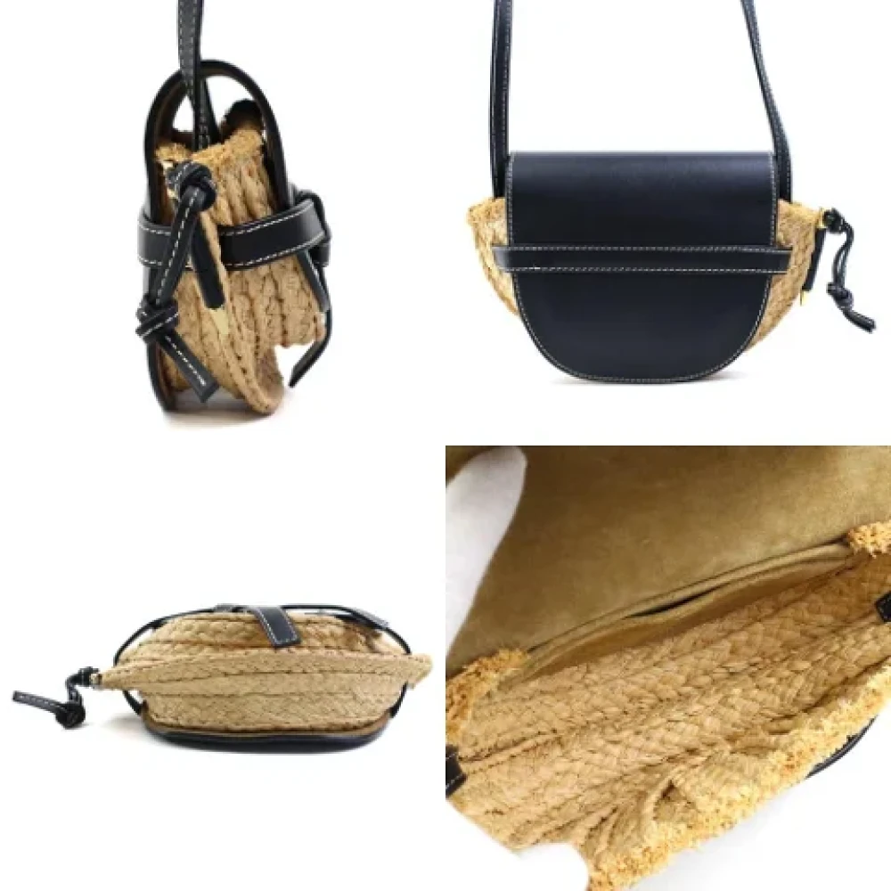 Loewe Pre-owned Raffia shoulder-bags Beige Dames
