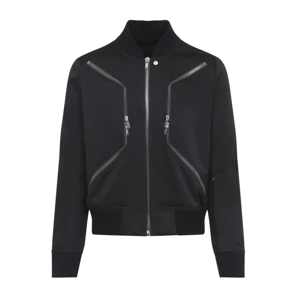 Rick Owens Black Bomber Jackets, Male, Xl, Heizer Flight Jacket