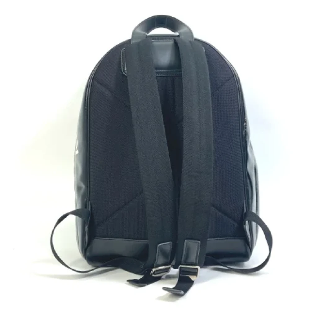 Burberry Vintage Pre-owned Fabric backpacks Black Heren