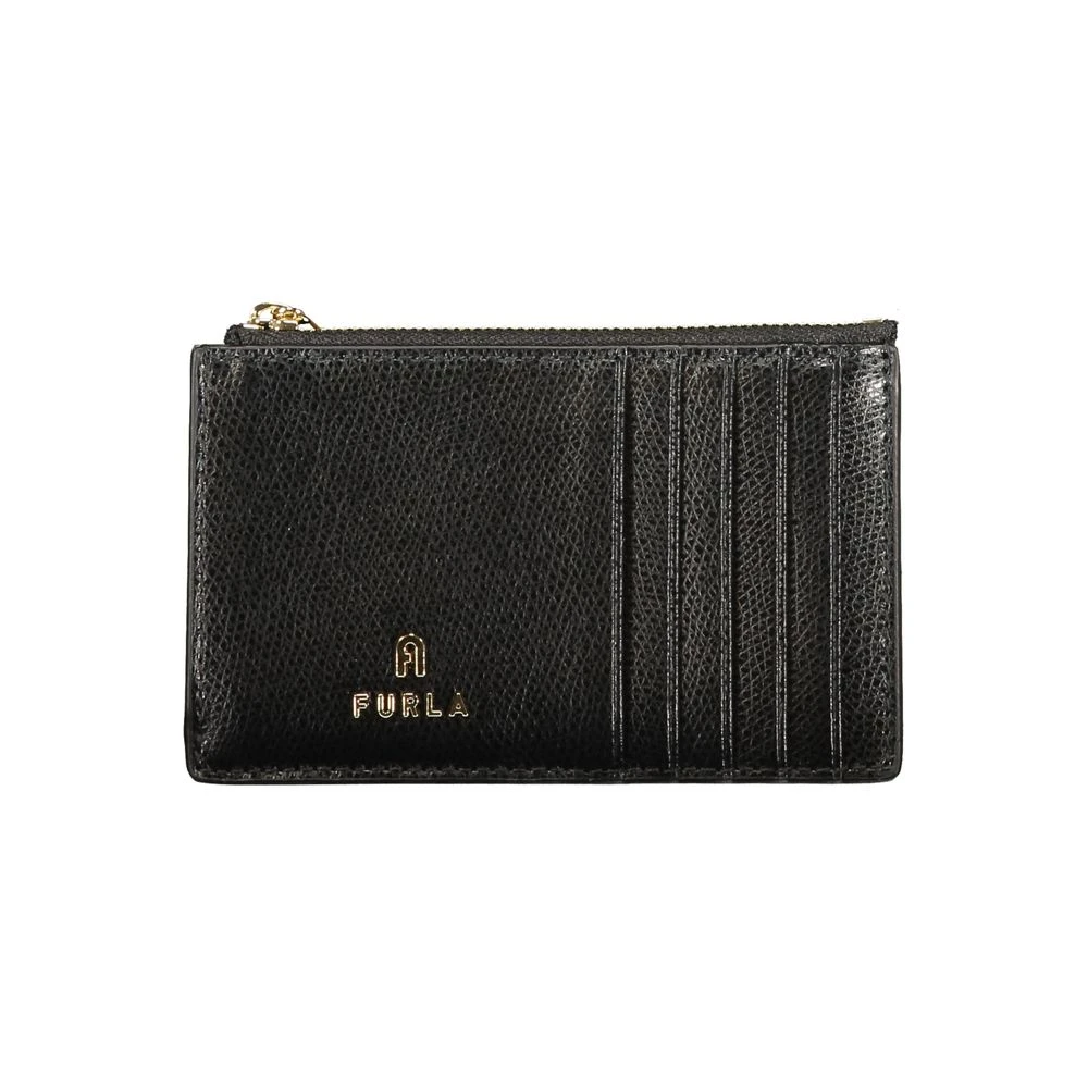 Furla Women's Black Wallets & Cardholders, One Size, Camelia M Zipped Card Wallet