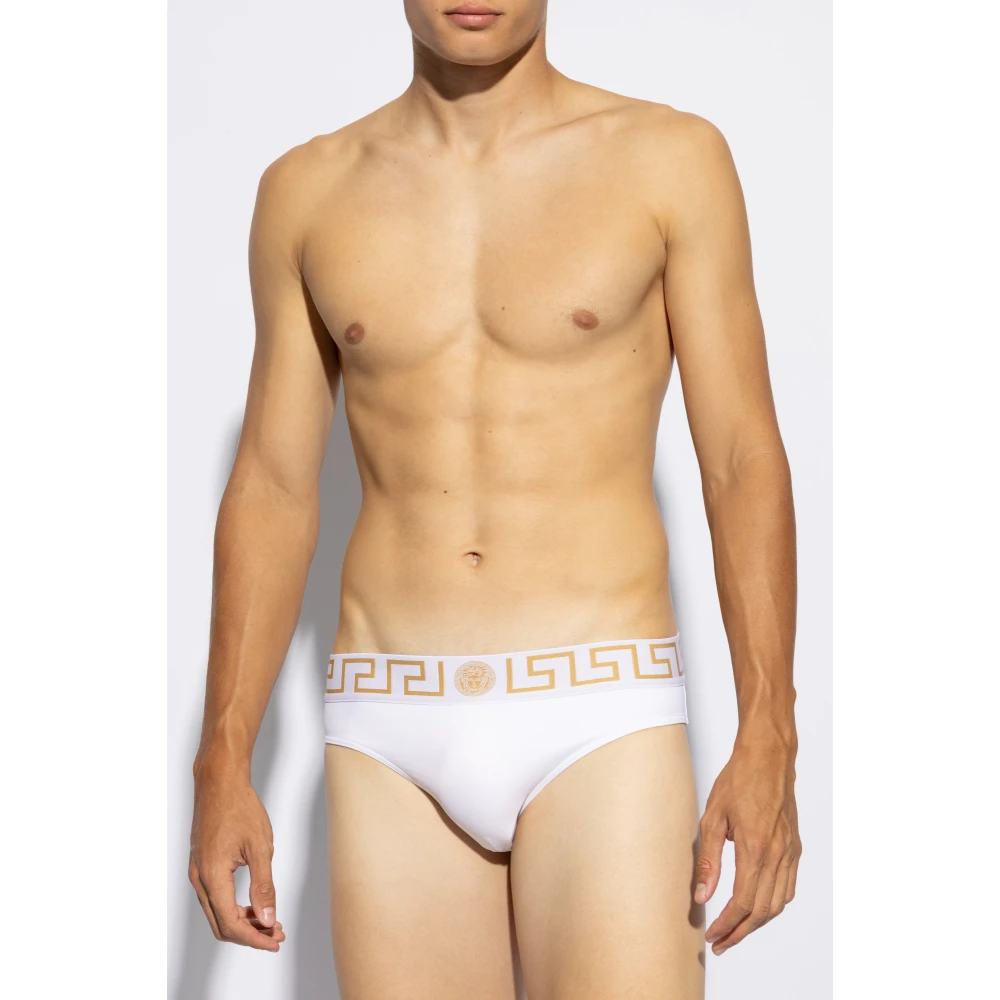 Versace Zwembroek White Heren