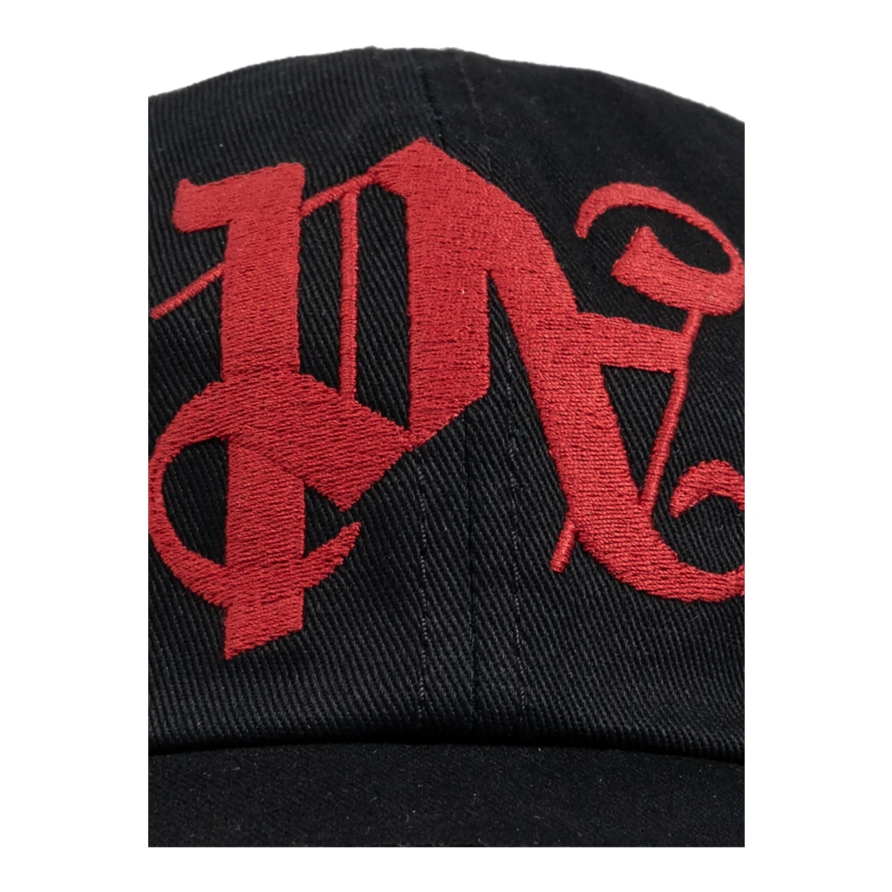Palm Angels Baseball Cap Black Heren