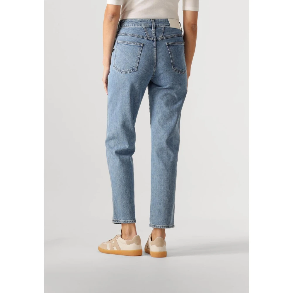 closed Blauwe Pedal Pusher Mom Jeans Blue Dames