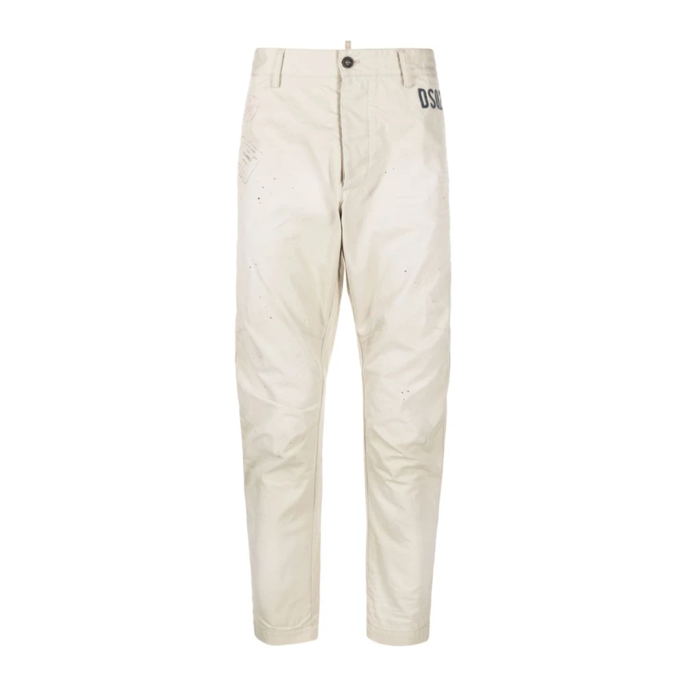 Dsquared2 Chinos Beige Heren