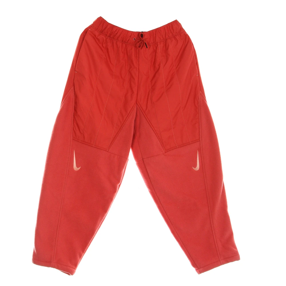 Nike Gewatteerde Fleece Trainingsbroek Kreeft Rood Orange Dames