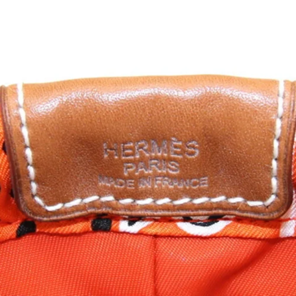 Hermès Vintage Pre-owned Silk clutches Orange Dames