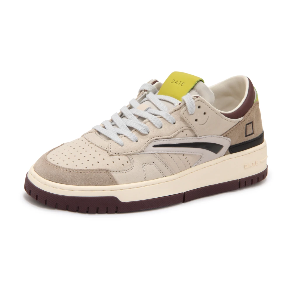 D.a.t.e. Men's Beige Torneo Shoes - Sneakers - 7 Uk - Shoes