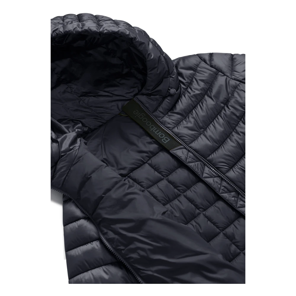 BomBoogie Lichte Nylon Donsjas met Capuchon Blue Dames