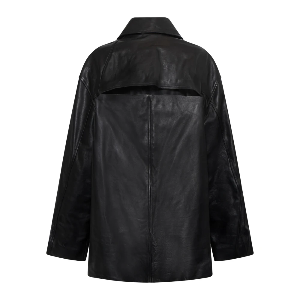 Balenciaga Zwarte Winterjassen Black Dames