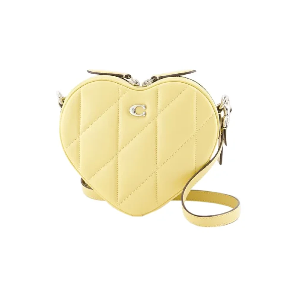 Coach Leather shoulder-bags Yellow Dames