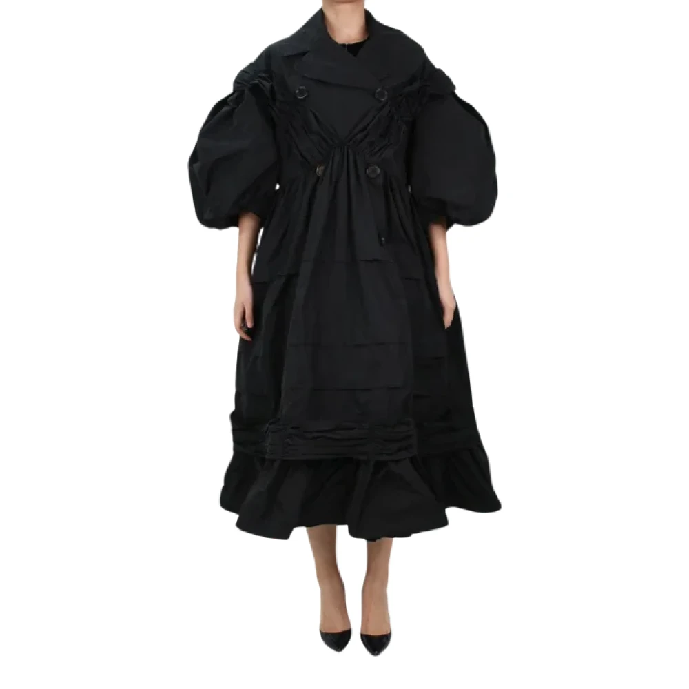 Simone Rocha Pre-owned Fabric outerwear Black Dames