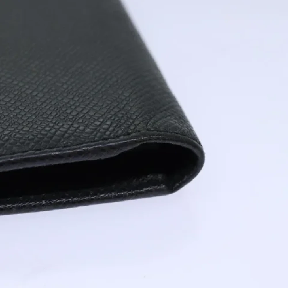 Louis Vuitton Vintage Pre-owned Leather wallets Black Heren