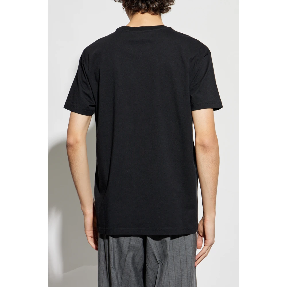 Vivienne Westwood T-shirt met logo Black Heren