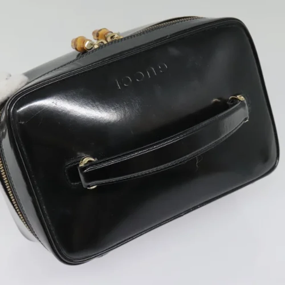Gucci Vintage Pre-owned Fabric gucci-bags Black Dames